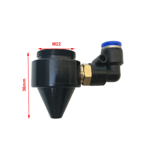 1 set Air Nozzle Laser Output Lens Diameter 20mm for Laser Head of CO2 Laser Engraving Cutting Machine Engraver Cutter ► Photo 1/4