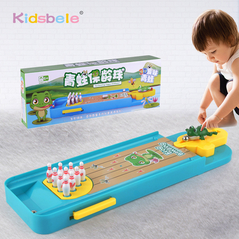 Mini Desktop Bowling Game Toy Funny Indoor Parent-Child Interactive Table Sports Game Toy Bowling Educational Gift For Kids ► Photo 1/6