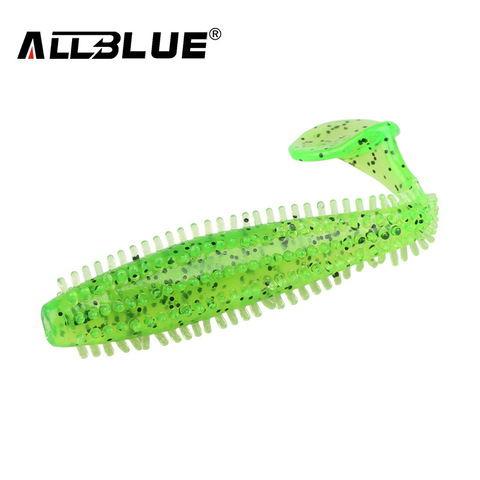 ALLBLUE 2017 80mm/4.2g Vivid Soft Lures 6pcs/lot Artificial Fishing Bait Swimbait Fishing Worm Fishing Tackle Fishing Lure Peche ► Photo 1/6