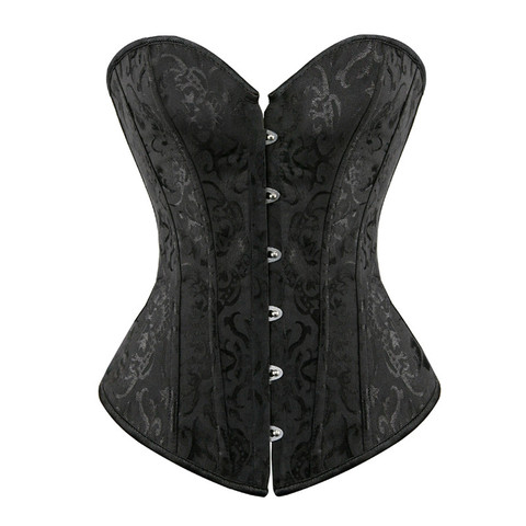 caudatus vintage corsets and bustiers plus size flower print bridal bustier corset push up victorian corselet overbust burlesque ► Photo 1/5