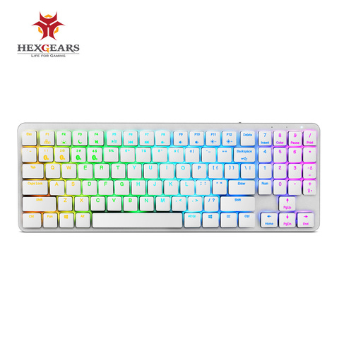 HEXGEARS X1 Bluetooth Keyboard RGB Backlight PBT Keycap Kailh CHOC Switch Keyboard Wireless Portable Mechanical Keyboard ► Photo 1/6