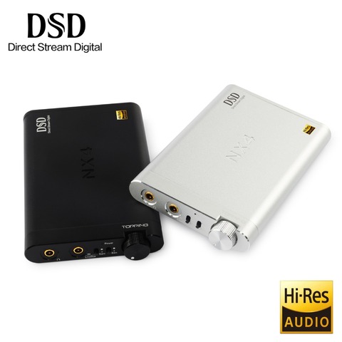 NEW Topping NX4 DSD XMOS-XU208 Chip DAC ES9038Q2M Chip Portable USB DAC DSD Decoder Amplifier Headphone AMP Amplifier ► Photo 1/6
