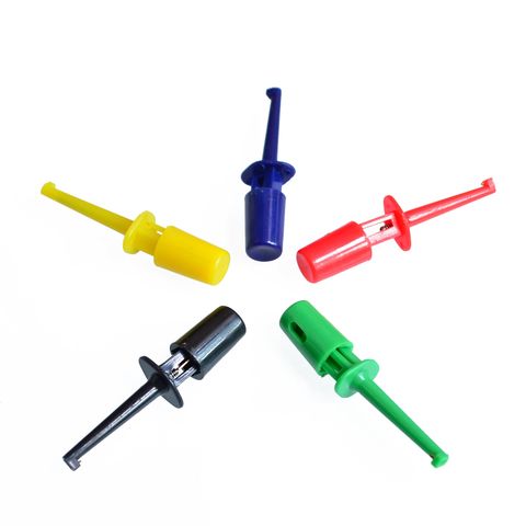 10pcs small Size Round Single Hook Clip Test Probe for Electronic Testing ► Photo 1/2