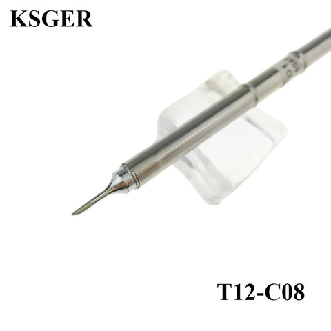 T12-C08 Electronic Soldering Iron Tips 220v 70W For KSGER FX-951 FX-952 Soldering Rework Station Welding Tools STC Controller ► Photo 1/6