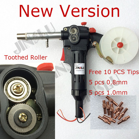 NEW Nylon Body Toothed Roller Free Parts MIG Spool Gun Push Pull Feeder Aluminum Steel Welding Torch without Cable ► Photo 1/2
