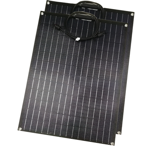 60W ETFE Flexible Solar Panel 18V for 12v Battery Charge System A Grade Mono Crystalline Cell ► Photo 1/6