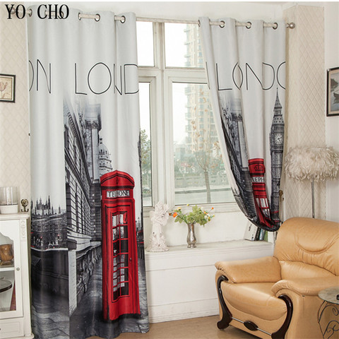 British style blackout curtains European style curtains End product blackout curtains bedroom living room Curtains With London ► Photo 1/6