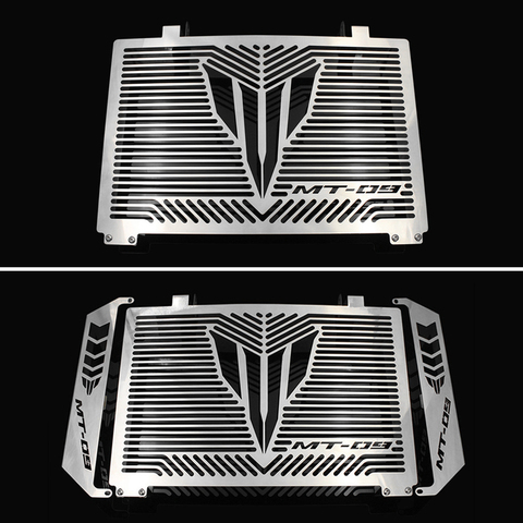 Silver Motorcycle Accessories Radiator Guard Protector Grille Grill Cover For YAMAHA MT 09 MT-09 MT09 TRACER Free shipping ► Photo 1/6