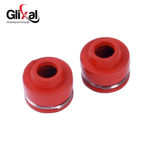 Glixal GY6 50cc 125cc 150cc Cylinder Head Valve Oil Seal for 139QMB 152QMI 157QMJ Scooter ATV Moped Go Kart UTV (2 PCS) ► Photo 1/1