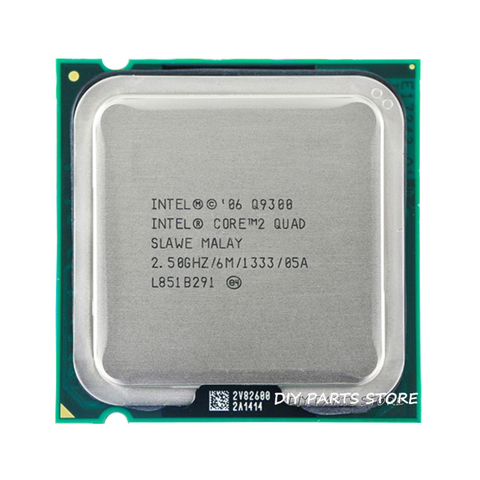4 core INTEL Core 2 Quad  Q9300 CPU Processor 2.5Ghz/6M /1333GHz) Socket LGA 775 ► Photo 1/2