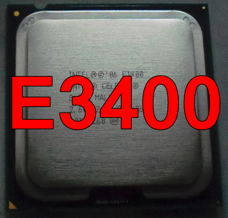 Original Intel CPU Celeron E3400 Processor 2.60GHz/1M/800MHz Dual-Core Socket 775 free shipping speedy ship out ► Photo 1/1