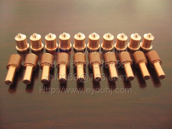 40pcs/Set 220671 220669 Electrode Nozzle Tips 45A Plasma-Torch Consumable Useful 