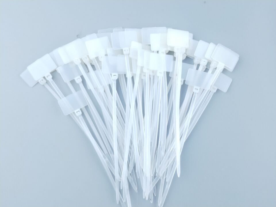 200pcs White Cable Tie Nylon Plastic Cable Wire Zip Network Cord Strap 2.5x100mm 