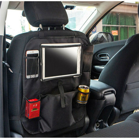 Auto Car Back Seat Hanging Bag Travel Storage Holder Organizer For Tablet Ipad Interior Stowing Tidying Bags Waterproof ► Photo 1/6