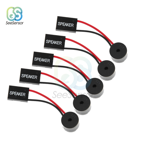 5Pcs Mini Plug Speaker For PC Interanal BIOS Computer Motherboard Mini Onboard Case Buzzer Board Beep Alarm ► Photo 1/6