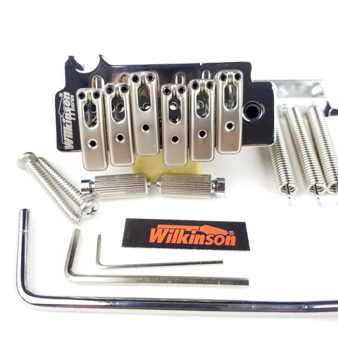 New Wilkinson 2 post point Double swing Electric guitar tremolo bridge Tremolo System Chrome silver WOV10 ► Photo 1/6