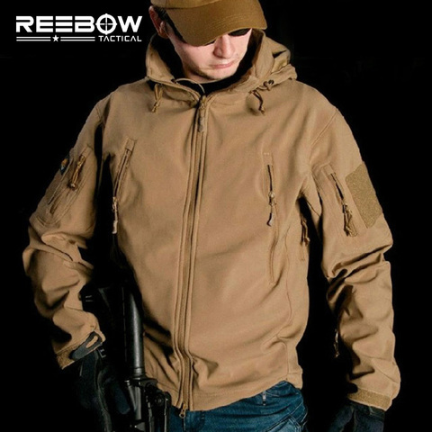 V4.0 Waterproof Soft Shell Tactical Jacket Outdoor Hunting Sports Army SWAT Military Training Windproof Outerwear Coat Clothing ► Photo 1/6