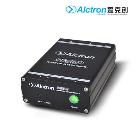 Original Alctron PS200 48V Phantom Power Supply for condenser microphone both by 9V battery and 9V adapter ► Photo 1/1