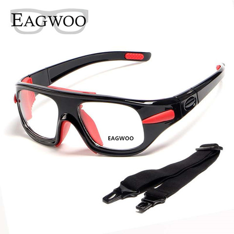 Eagwoo Adult outdoor sports basketball football glasses volleyball tennis goggles Detachable Temple Prescription Lenses Workable ► Photo 1/4