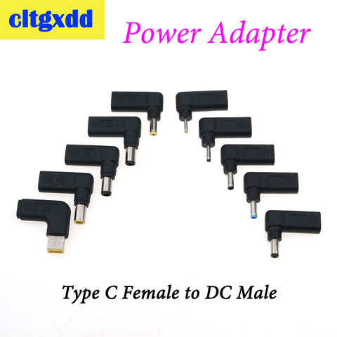 USB 3.1Type C Female to DC 5.5 x 2.5 2.1 4.5*3.0 4.*1.7 7.4*5.0 mm Male Power Charge Adapter converter for Lenovo HP DELL Laptop ► Photo 1/6