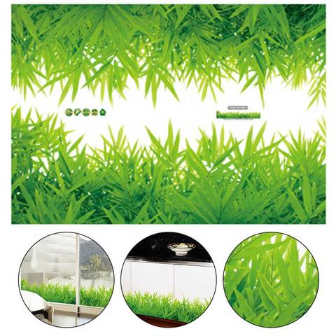 3D Fresh green grass PVC Wall Stickers Baseboard Waterproof DIY Removable Decals Stickers Living room Bedroom Mural home decor ► Photo 1/6