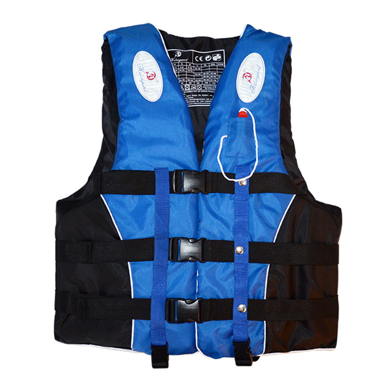 Adults Kids Life Jacket Swimming Drifting Floating Buoyancy Aids Vest w/Whistle 