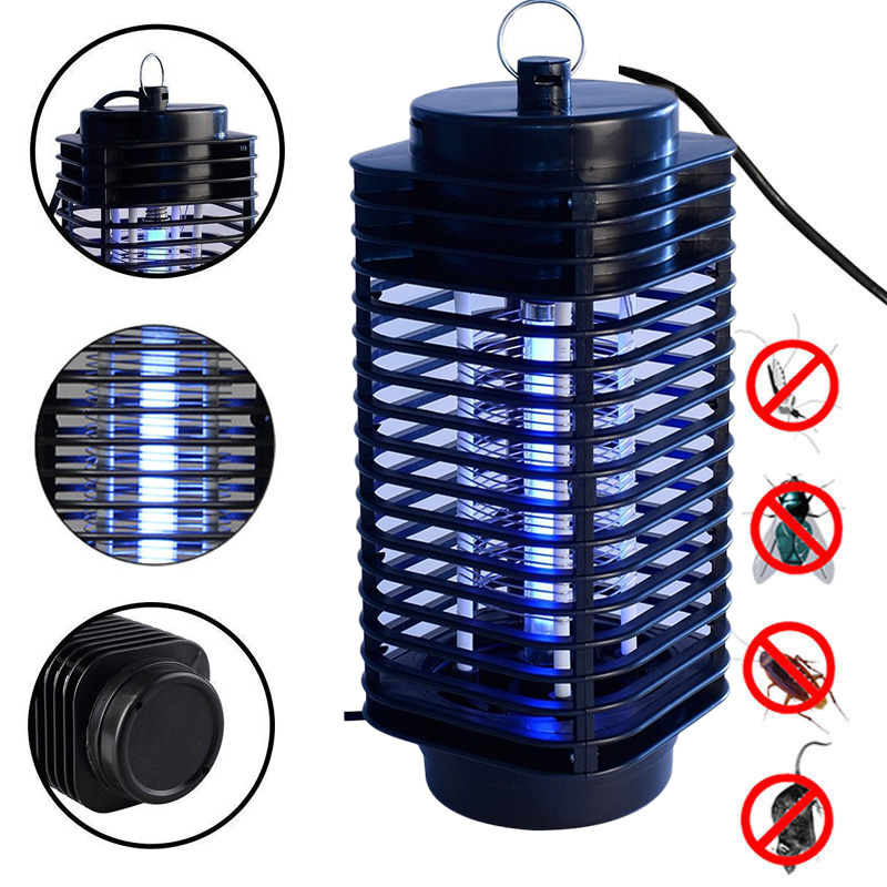 Electric UV Light Zapper Fly Bug Mosquito Killer Home Insect Trap Lamp EU/US F6 
