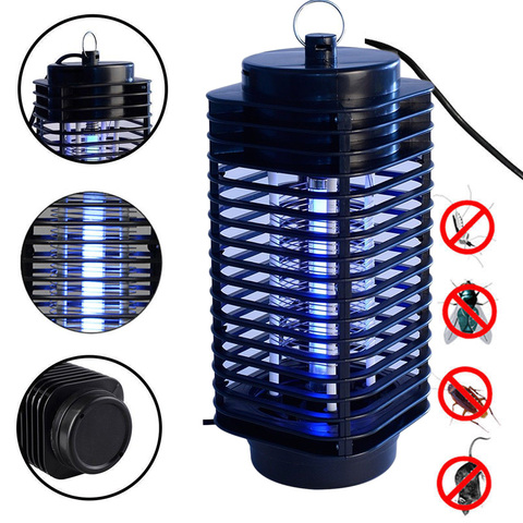 Electric Mosquito Killer Trap Moth Led Lamp Photocatalysis Bug Insect Light Black Killing Pest Zapper Anti Mosquito EU US Plug ► Photo 1/6