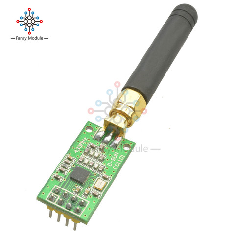 CC1101 Wireless RF Transceiver 315/433/868/915MHZ + SMA Antenna Wireless Module ► Photo 1/6