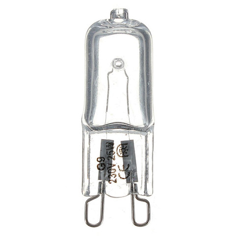 10pcs/lot G9 25W Portable Warm White Halogen Bulb Light Lamp 3000-3500K Globe 230V Capsule Clear Bulbs ► Photo 1/6