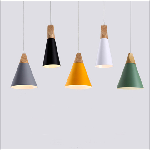 Nordic loft single head hanging lights two style LED minimalist pendant lamps for kitchen bedroom living room restaurant cafe ► Photo 1/6