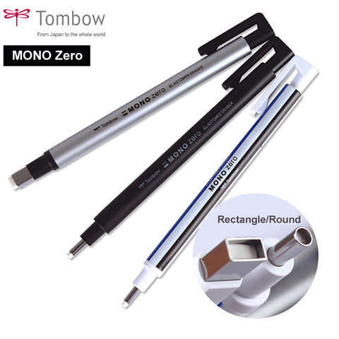 Tombow MONO zero Eraser Flat / Super Fine Rubber Tip Pen Type professional high precision Pencil eraser For Manga Highlight ► Photo 1/6