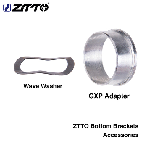 ZTTO Bottom Brackets accessories GXP Adapter wave washer 0.5mm for Road Mountain bike BB GXP 24 22mm chainset ► Photo 1/6