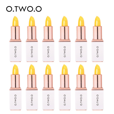 O.TWO.O 12pcs/set Colors Ever-changing Lip Balm Hygienic Moisturizing Pink Lipstick Anti Aging Makeup Kit Lip Care ► Photo 1/6