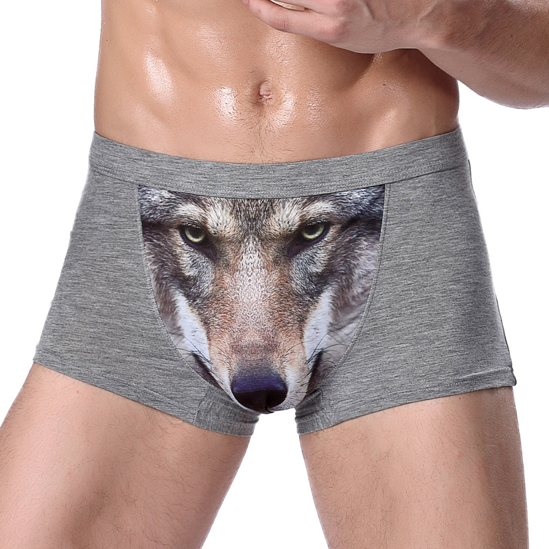 4XL Large Size Male Underwear Funny Cool Underpants Wolf Modal U Convex  Underware Men Boxers Comfortable Soft boxer shorts man - Price history &  Review, AliExpress Seller - TWAOAWT Official Store