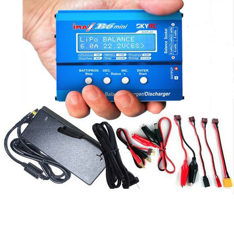 Free Shipping Original Skyrc Imax B6 Mini 60W Professional Balance Charger Discharger Lipo Charger With AC POWER 12v 5A Adapter ► Photo 1/6