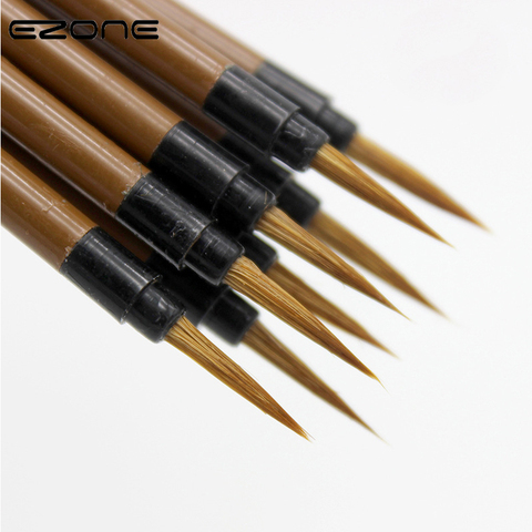 EZONE Wolf Hair Brush Hook Line Pen Calligraphy Pens Steel Rod Penholder Artist Drawing Painting Watercolor Painting Supplies ► Photo 1/6