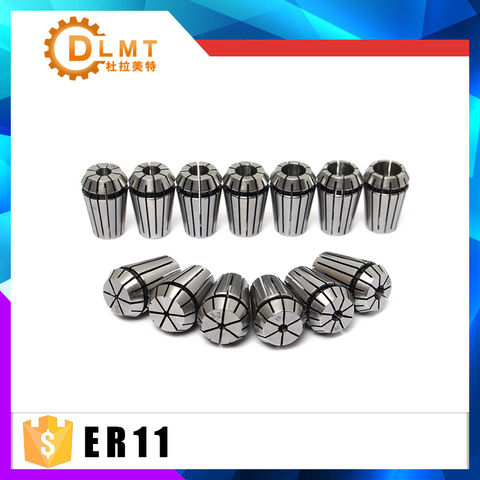 1pcs ER11 1-8MM 1/4 MM 6.35MM 1/8MM 3.17MM 5Spring Collet High Precision Collet Set For CNC Engraving Machine Lathe Mill Tool ► Photo 1/2