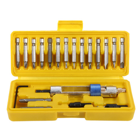 20Pcs Multi-purpose Precision Screwdriver Set 16 Different Kinds Head with Countersink Bits Hex Socket Wrench ► Photo 1/6