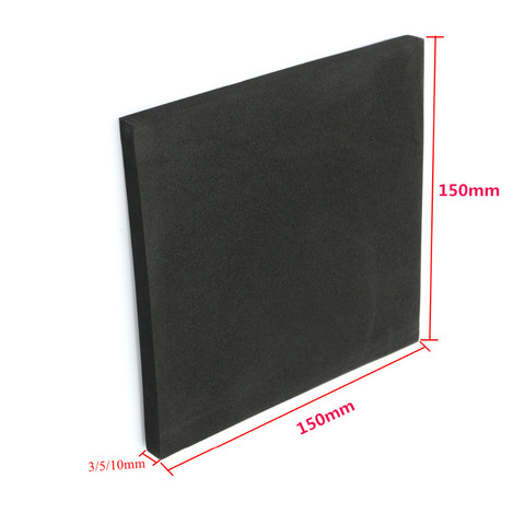 1PCS Soundproofing Foam 150x150mm 3mm 5mm 10mm Soundproof Absorption Treatment Panel High Density Foam Soundproofing Foam ► Photo 1/1