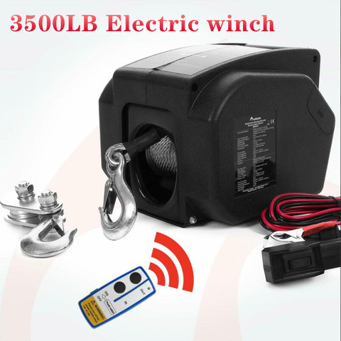 12V 3500lbs wireless Electric winch for marine use ► Photo 1/6