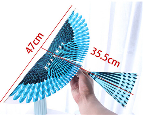 Assembly Gift Science Kite Toys for Children Adults Handmade DIY Rubber Band Power Bionic Air Plane Ornithopter Birds Models ► Photo 1/6