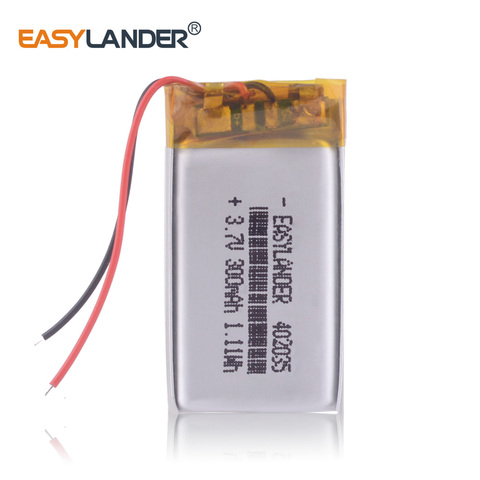 3.7V 300mAh Li Polymer  Battery For GPS PDA MP3 MP4 Game Player mouse recorder speaker RC small toys 042035 402035 402136 452035 ► Photo 1/4