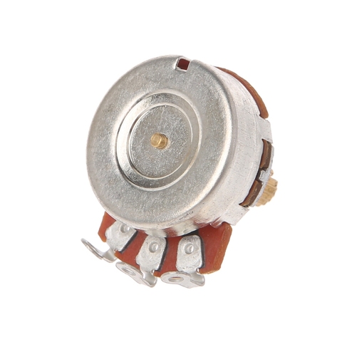 A250K/B250K Brass Short Split Shaft Audio Potentiometer For Electric Guitar Bass ► Photo 1/6