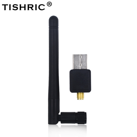 TISHRIC 150Mbps MINI Wireless USB WiFi Adapter Dongle Network LAN Card 802.11n/g/b Antenna wi-fi For WindowsXP/7 Vista Linux ► Photo 1/6