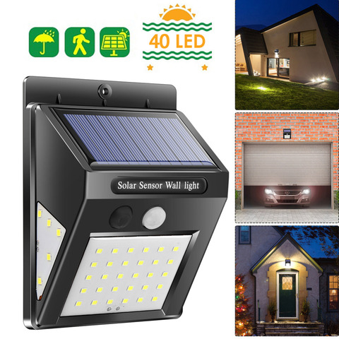 20/30/40 LEDs Solar Light PIR Motion Sensor Solar Garden Light Waterproof Outdoor Energy Saving Street Yard Path Home Lamp ► Photo 1/6