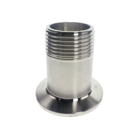 DN15 - DN50 304 Sanitary Stainless Steel Male Threaded Pipe Fitting Ferrule ► Photo 1/5