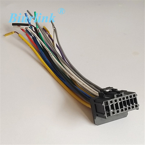 2Pcs Car ISO Harness Radio Wire Adapter Wiring Connector Power Cable for Pioneer AVH-100 AVH200BT ► Photo 1/4