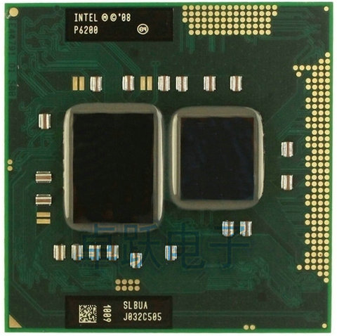 Original for Intel Pentium Processor P6200 p6200 3M Cache, 2.13 GHz Support HM55 Laptop Notebook Cpu Processor Free Shipping ► Photo 1/1