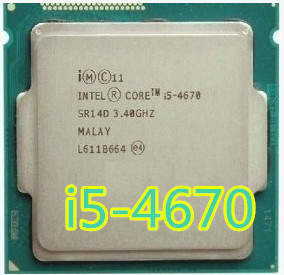 Intel Core I5 4670  i5 4670  3.4GHz 6MB Socket LGA 1150 Quad-Core CPU Processor SR14D i5-4670 1150 ► Photo 1/1